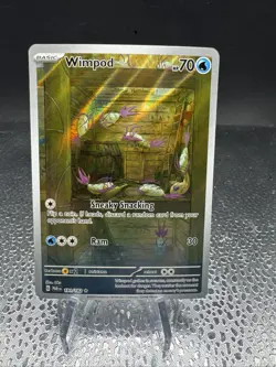 Pokemon TCG Wimpod 191/182 Sv04: Paradox Rift Holo Illustration Rare Card - Image 1