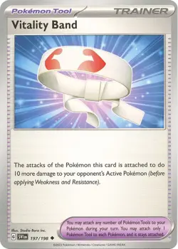 Vitality Band SV01: Scarlet & Violet Base Set 197/198 NM English Pokemon Card - Image 1