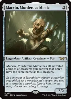 Marvin, Murderous Mimic - Near Mint MTG Duskmourn: House of Horror - Image 1