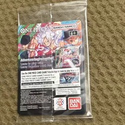 Bandai Namco One Piece Card Game Monkey D. Luffy US Voyage Holo Promo Card D-01 - Image 2