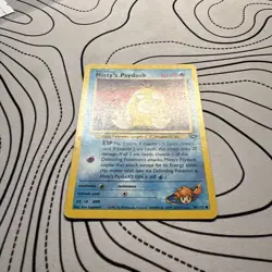 Pokemon TCG Mistys Psyduck Card Gym Heroes Rare, 90/132 Vintage MP - Image 2