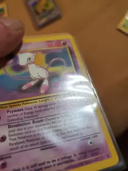 CREASED CARD Mew 2000 Pokemon Black Star Promo #8 - Image 3