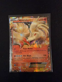 Ninetales EX - Generations 13/83 / Ultra Rare Played Pokemon Card - Image 1