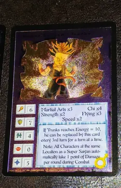 1997 Ani-Mayhem Dragon Ball Z Ultra Rare 5/5 Foil Card Set - Image 5