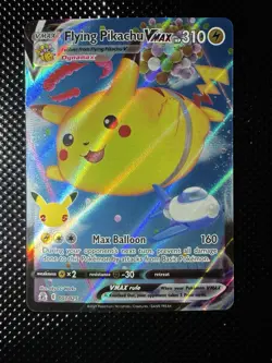 Flying Pikachu VMAX 007/025 Celebrations Holo Pokemon Card - Image 1