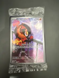 SEALED 2025 Pokemon Charcadet 022 Black Star Promo Card Phantasmal Flames - Image 1