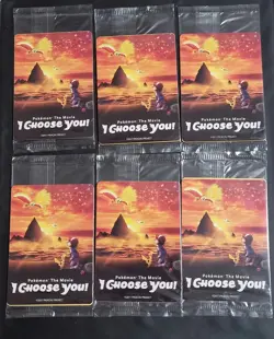 Pokemon The Movie I Choose You Promo Pack Ash's Pikachu 6 SEALED 2017 SUPER RARE - Image 1