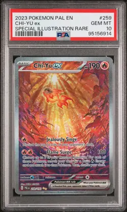 2023 POKEMON PAL EN-PALDEA EVOLVED SPECIAL ILLUSTRATION RARE CHI-YU EX PSA 10 - Image 1