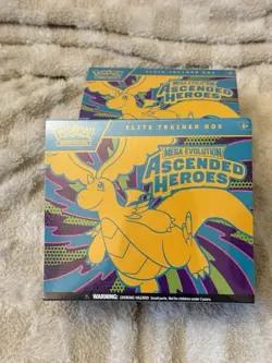 LOT of 2X Pokemon Mega Evolution Ascended Heroes Elite Trainer Box English - Image 1