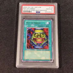 Yu-gi-oh! - Pot Of Greed - Legend Of Blue Eyes White Dragon - PSA 10 - Image 1