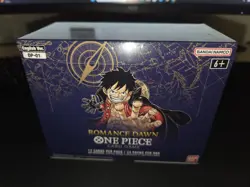 Booster Box TCG One Piece Romance Dawn OP-01 ENG Bandai Sealed (White Bottom) - Image 1