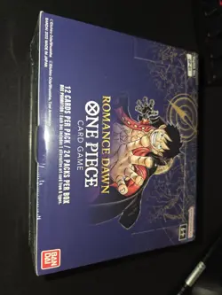 Booster Box TCG One Piece Romance Dawn OP-01 ENG Bandai Sealed (White Bottom) - Image 2