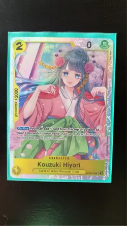 One Piece Kouzuki Hiyori OP06-106 Super Rare TCG Wings of the Captain SR English - Image 1