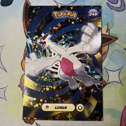 Gold Box Hit Holo Lugia Textured Shinny Database Non-TCG Pokemon Card - Image 1