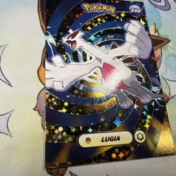 Gold Box Hit Holo Lugia Textured Shinny Database Non-TCG Pokemon Card - Image 2