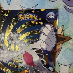 Gold Box Hit Holo Lugia Textured Shinny Database Non-TCG Pokemon Card - Image 4