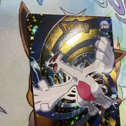 Gold Box Hit Holo Lugia Textured Shinny Database Non-TCG Pokemon Card - Image 5