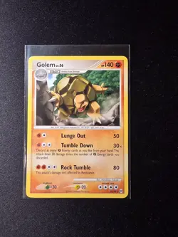 Golem - 19/99 - Rare PLATINUM: ARCEUS NM Pokemon Card - Image 1
