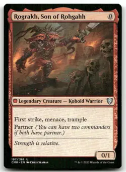 Rograkh, Son of Rohgahh #197 (NM) Commander Legends CMR Magic MTG - Image 1