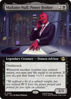 Madame Null, Power Broker - Foil - Extended Art Light Play, English Magic the Ga - Image 1