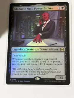 Madame Null, Power Broker Teenage Mutant Ninja Turtles Foil 66 - Image 1