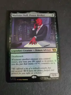 Madame Null, Power Broker Teenage Mutant Ninja Turtles Foil MTG TMT NM - Image 1
