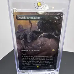 Magic: The Gathering Orcish Bowmasters Rare Black Creature Foil Borderless - Image 1