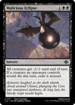 Malicious Eclipse [The Lost Caverns of Ixalan] Foil Near Mint - Image 1