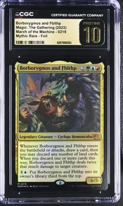 BORBORYGMOS AND FBLTHP March of the Machine Foil Mythic CGC Pristine 10 MTG - Image 1