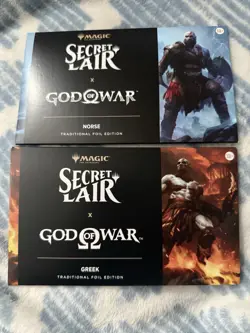 SEALED: MTG Secret Lair x God of War: Greek & Norse ✨ Foil Edition ✨PlayStation - Image 1