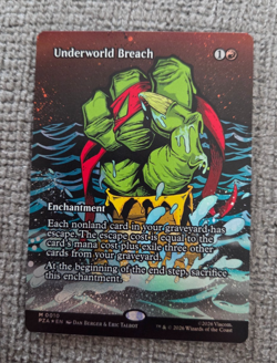 UNDERWORLD BREACH ~ NM ~ MTG Magic- 0010 PZA Borderless FOIL tmnt ninja turtles - Image 1