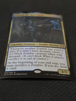 Wilhelt, the Rotcleaver Commander: Innistrad: Midnight Hunt Foil LP - Image 2