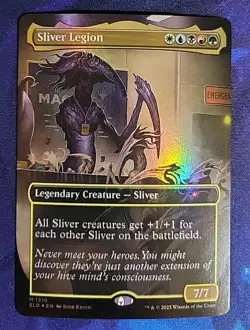 Sliver Legion (1310) NM Rainbow Foil MTG Secret Lair Drop Unplayed Magic - Image 1