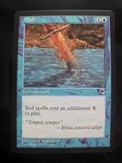 Chill NM Tempest Magic the Gathering TMP #56 1997 - Image 1