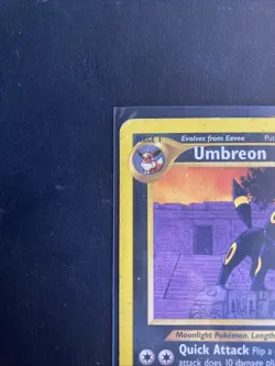 Pokemon Vintage Non-Holo Rare Umbreon 33/75 Neo Discovery WotC MP/HP - Image 2