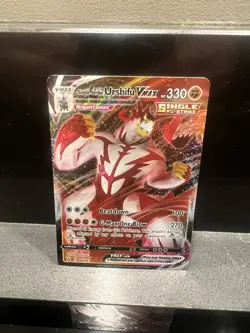 Single Strike Urshifu VMAX 086/163 Holo Rare VMAX Battle Styles Pokemon LP - Image 1