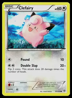 Pokemon Plasma Storm 97/135 Clefairy - Image 1