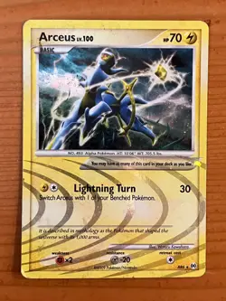 Pokemon TCG Platinum Series Holo Electric Arceus AR6 - Image 1