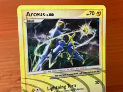 Pokemon TCG Platinum Series Holo Electric Arceus AR6 - Image 3