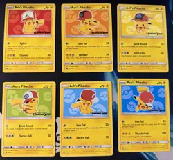 Ash’s Pikachu Pokemon The Movie I Choose You Promos SM109-114 - Image 1