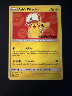Ash’s Pikachu Pokemon The Movie I Choose You Promos SM109-114 - Image 3