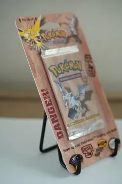 Pokemon Fossil Booster Blister Pack Aerodactyl Artwork 1999 WOTC Sealed - Image 4
