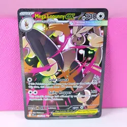 Pokemon TCG Mega Lopunny ex 128/094 Me02: Phantasmal Flames LP - Image 1