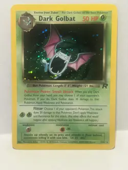 Pokemon Dark Golbat Team Rocket 7/82 Holo Rare 50HP Wizards 2000 Vintage English - Image 2