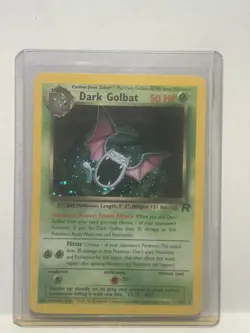 Pokemon Dark Golbat Team Rocket 7/82 Holo Rare 50HP Wizards 2000 Vintage English - Image 4