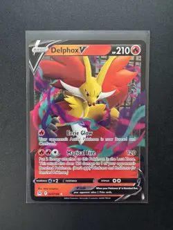 Pokemon TCG - SWSH - Lost Origin - Delphox V - 027/196 - Ultra Rare - Image 1