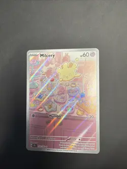 Milcery 152/142 Sv07: Stellar Crown Holo Full Art Pokemon NM - Image 1