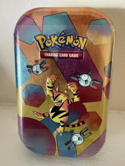 Pokemon Scarlet & Violet 151 Mini Tin Electabuzz Magnemite English 2023 - Image 1