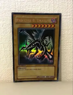 Yu-Gi-Oh 【U.S./DDP】 Red-Eyes Black Dragon Old Asian LOB-070 1st ED [Excellent＋] - Image 1