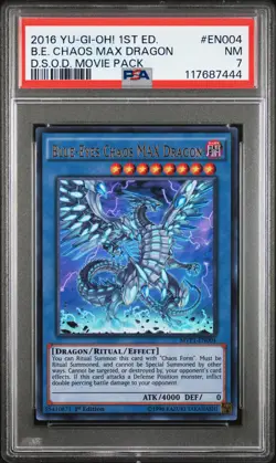 2016 1ST ED #EN004 BLUE-EYES CHAOS MAX DRAGON PSA 7 - Image 1
